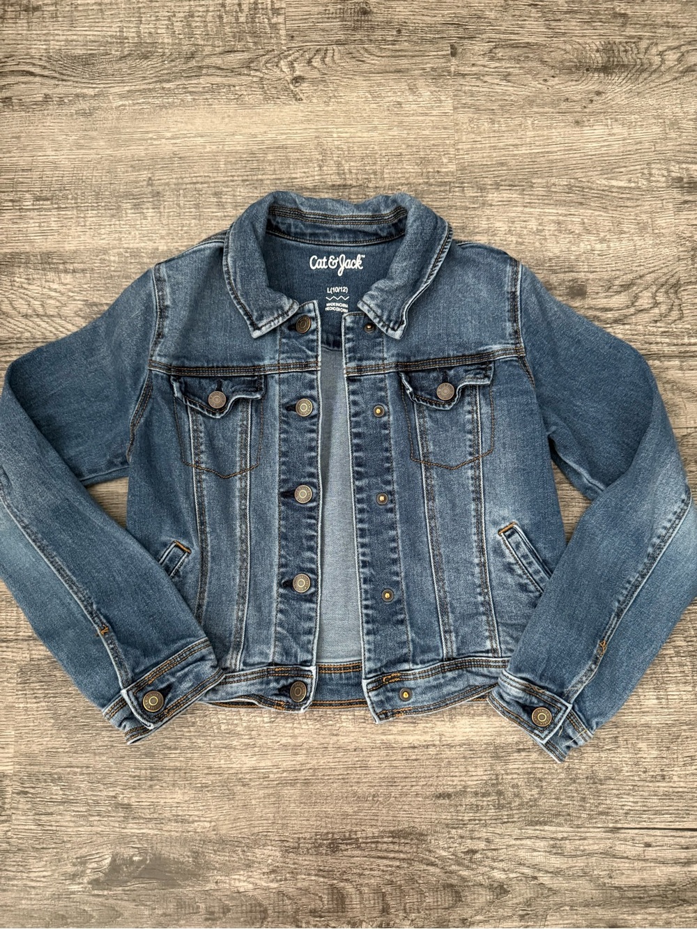 Cat & Jack girls denim jacket